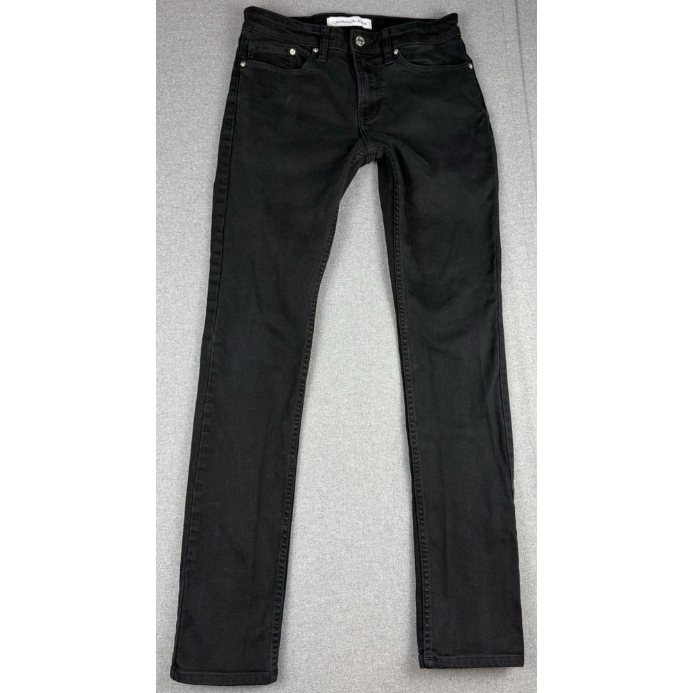 Calvin Klein Jeans Skinny Black Stretch Denim Men's 29x32 5 Pocket Pants